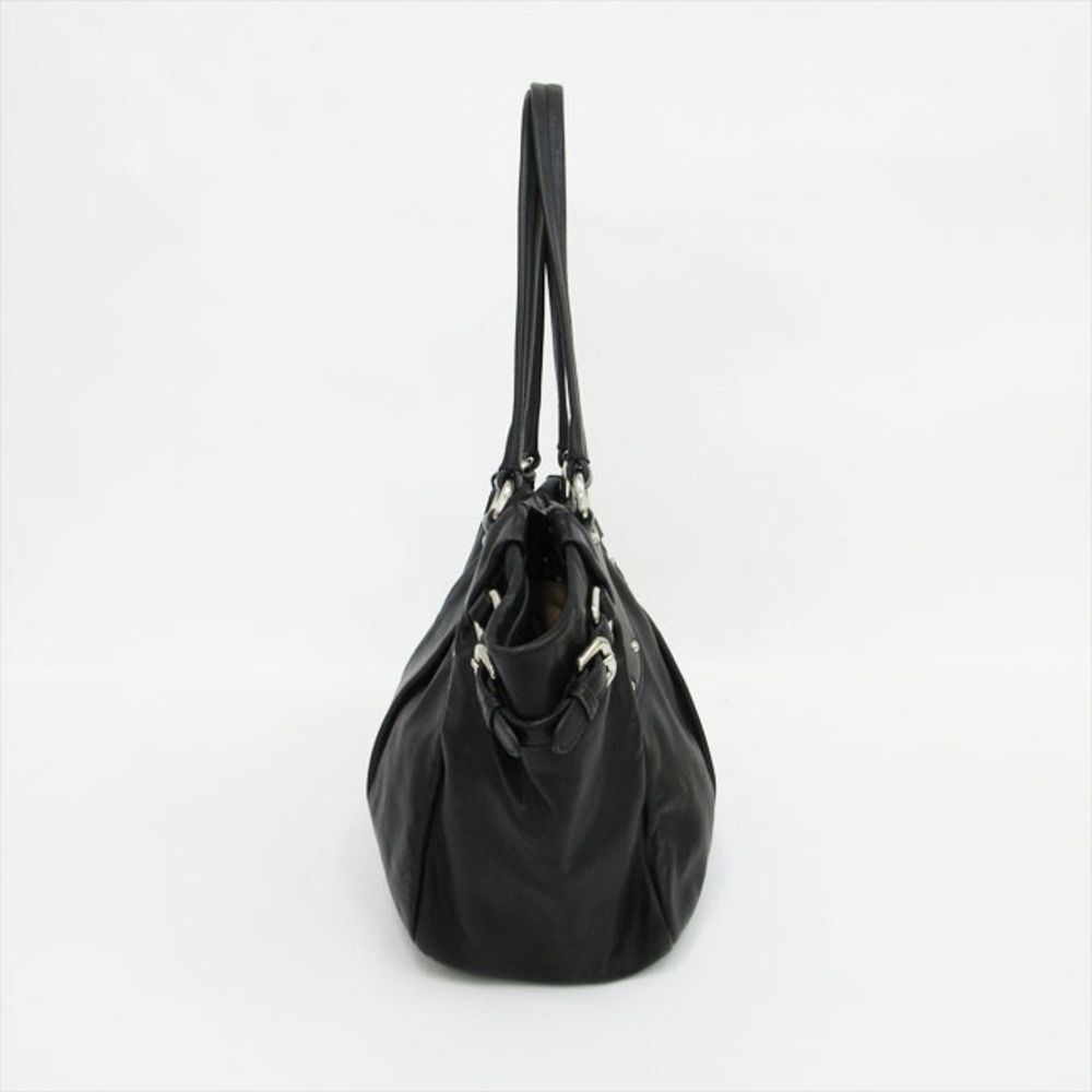 Prada Black Leather Tote Bag - Picture 3 of 10